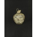 Pomme en fer forgé dorée