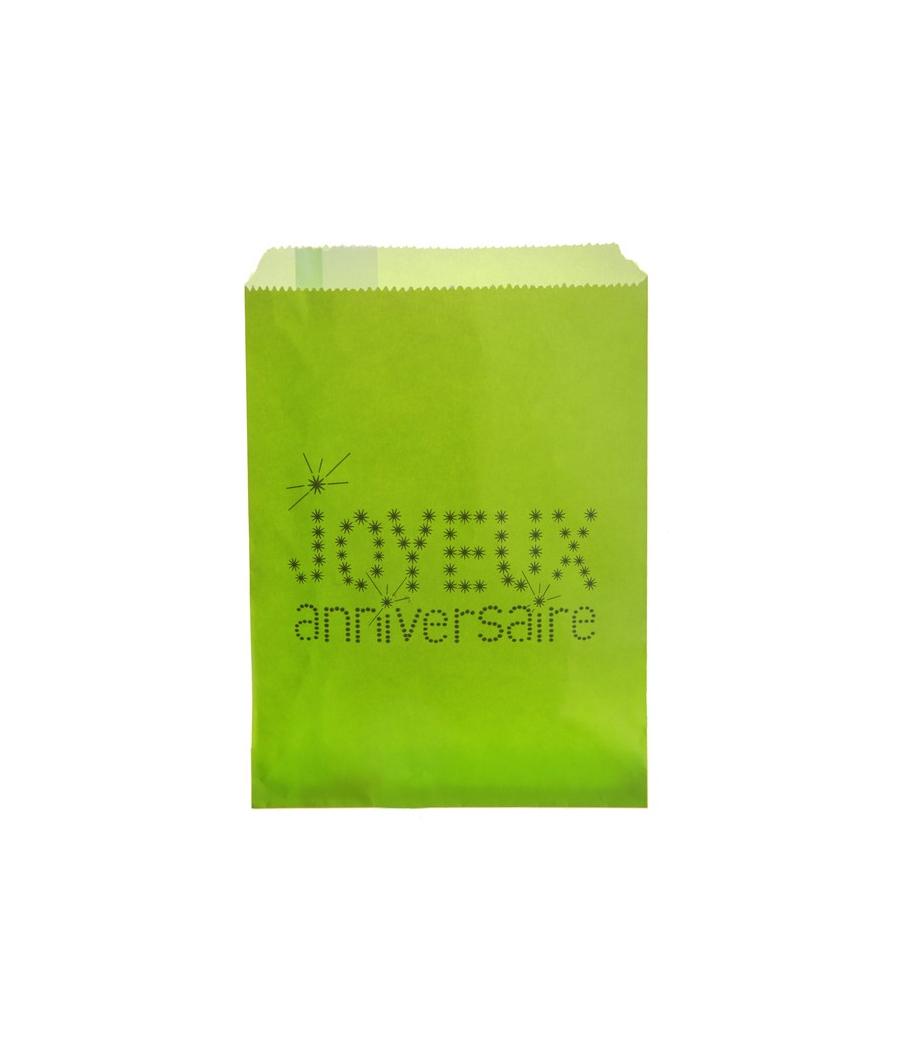 Sac Anniversaire Vert (Sachet de 24 pièces)