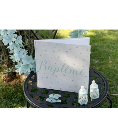 Livre d'or baptême Menthe