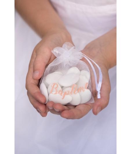 6 sachets Baptême Corail