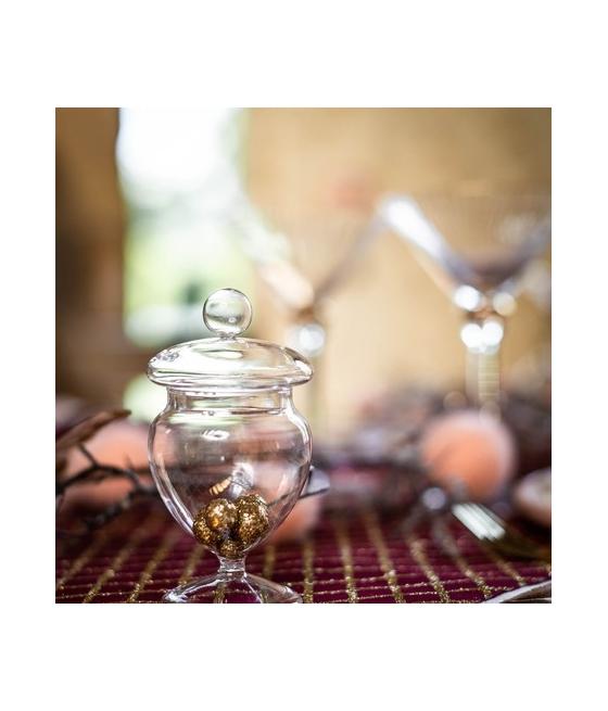 Mini bonbonnière en verre