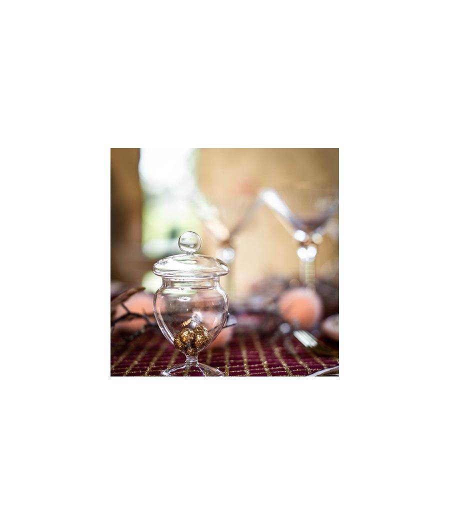 Mini bonbonnière en verre