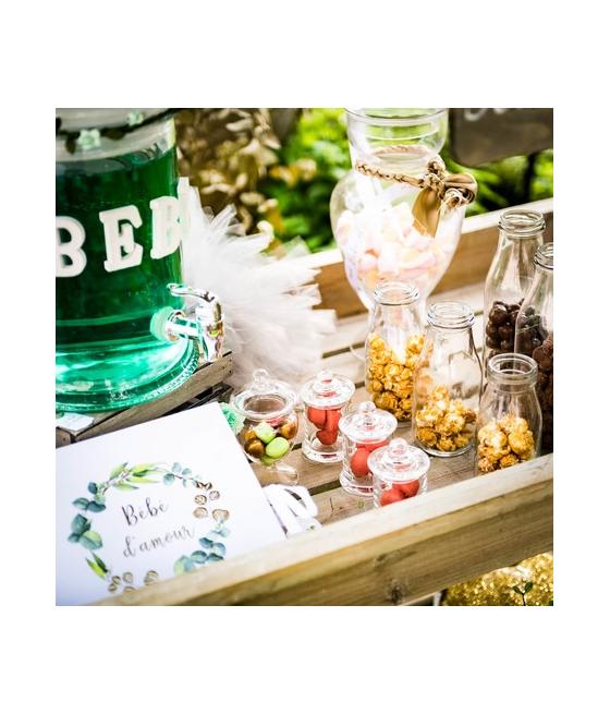 Mini bonbonnière en verre