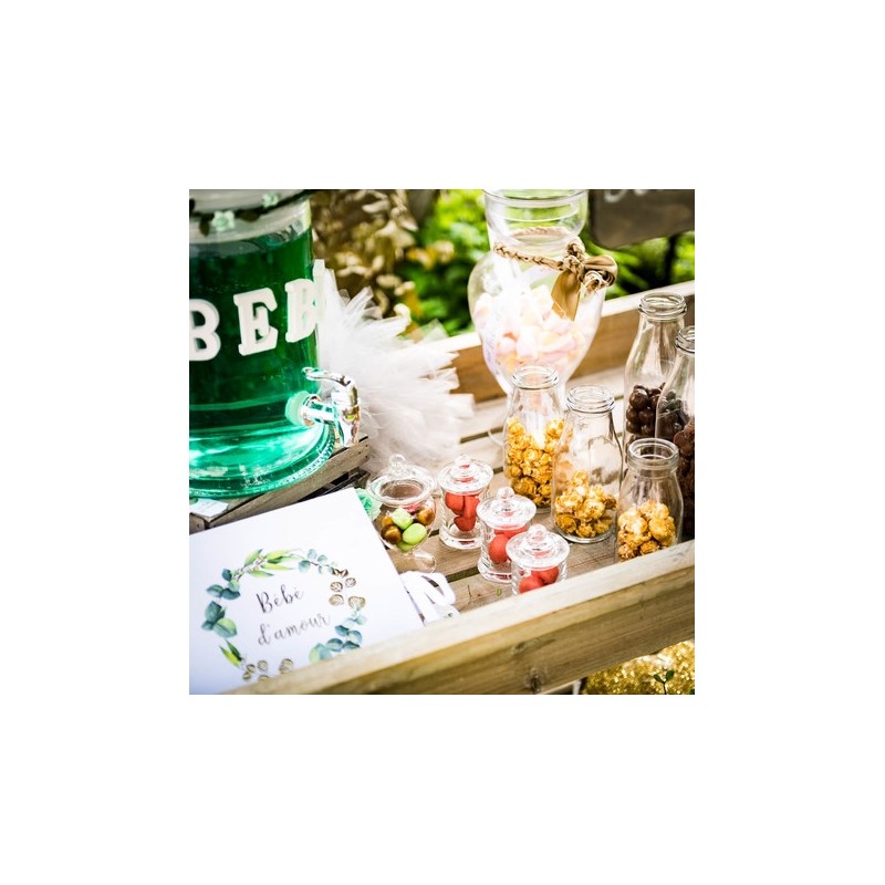 Mini bonbonnière en verre