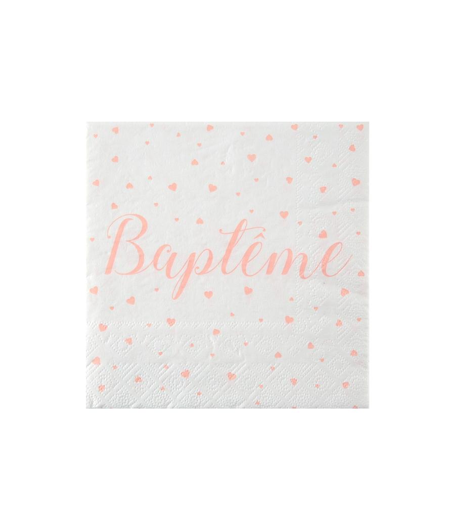Serviettes Corail en papier