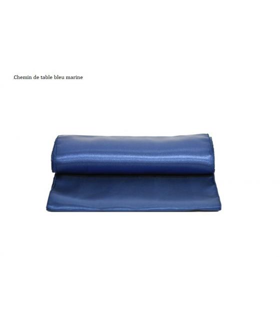 Chemin de table bleu marine