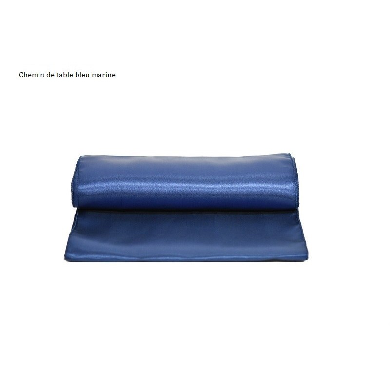 Chemin de table bleu marine
