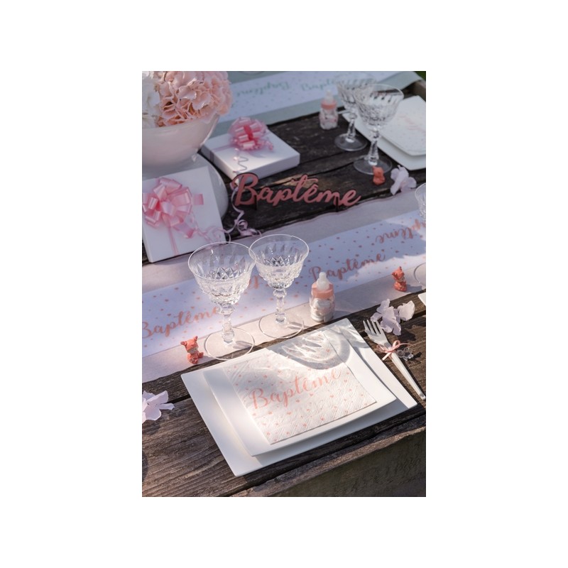 Serviettes Corail en papier