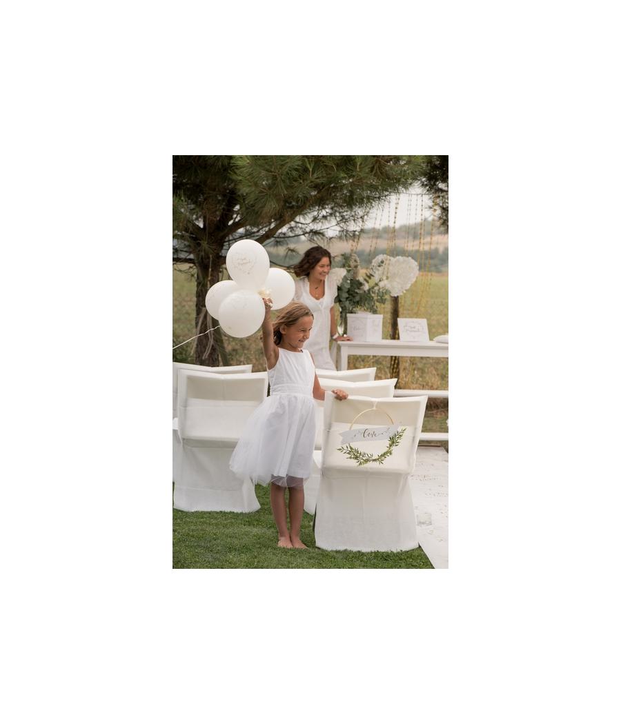 Ballon Just married métallisé