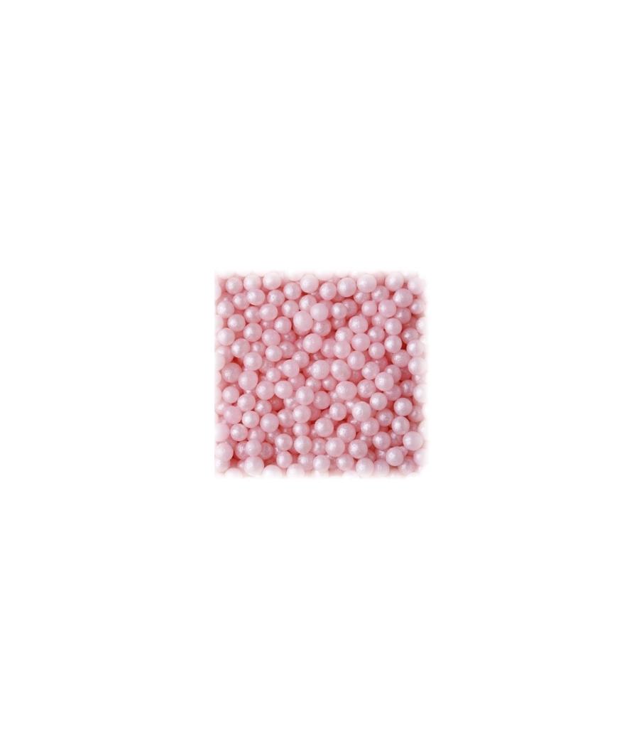Perle rose nacre Perle en sucre