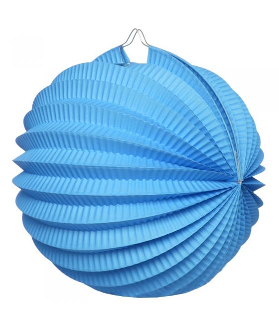 Boule déco accordéon Turquoise