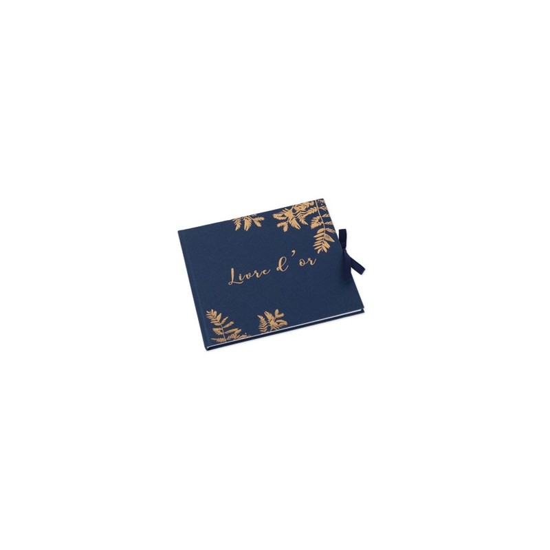 Livre d'or Fougère Marine cuivre