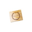 Livre d'or couronne végétale bois