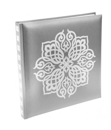 Livre d'or oriental argenté