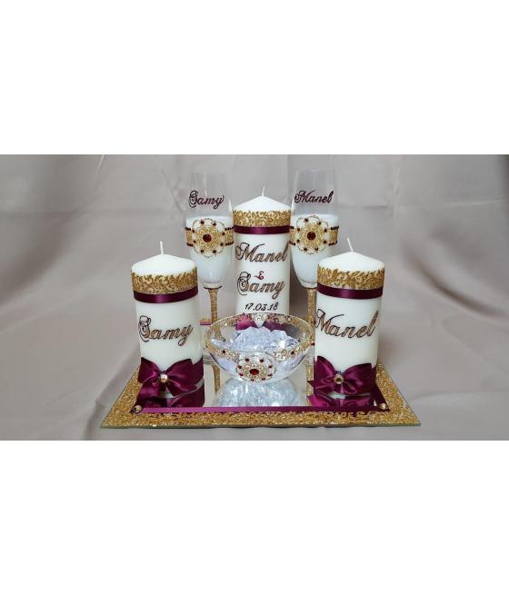 Bougies personnalisée Collection Rubis