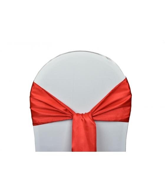 Location Noeuds de chaises Satin-Rouge