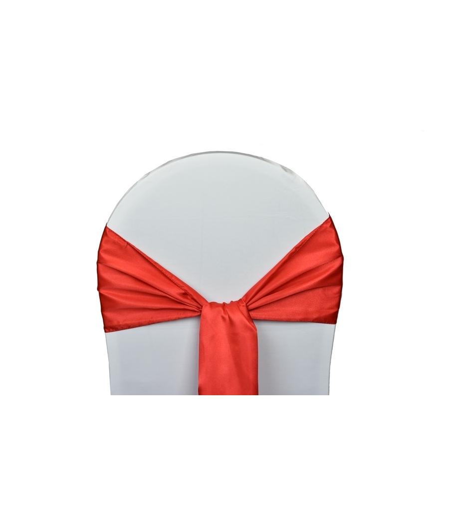 Location Noeuds de chaises Satin-Rouge