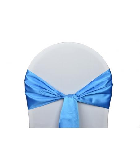 Location Noeuds de chaises Satin-Turquoise