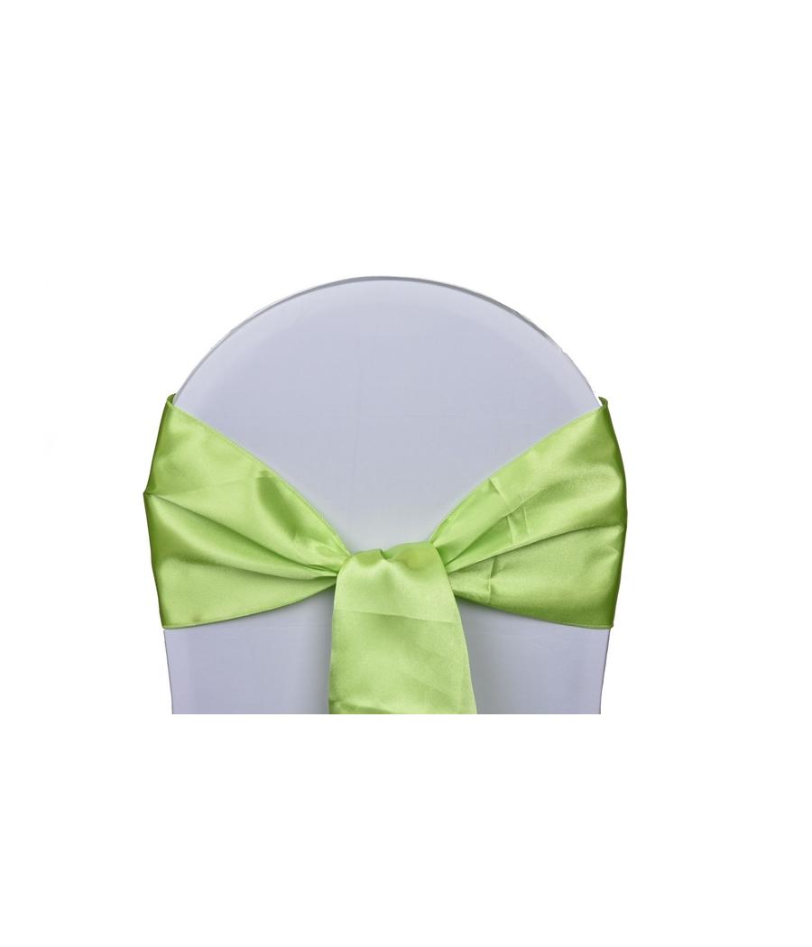 Location Noeuds de chaises Satin-Vert Anis