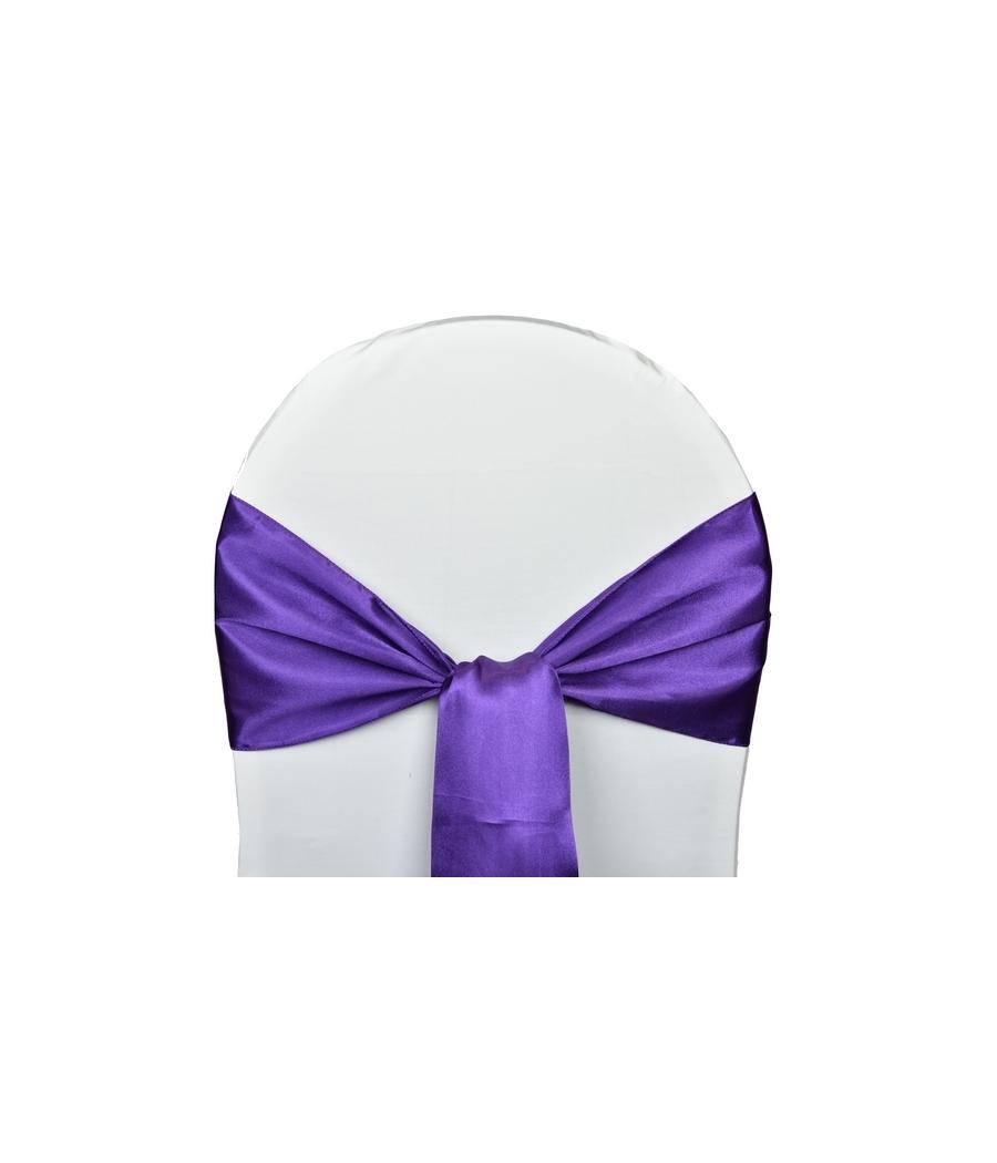25 Noeuds de chaises Satin-Violet