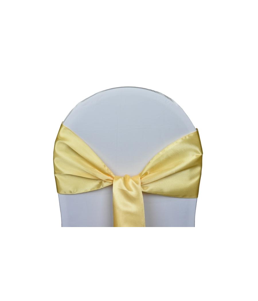 25 Noeuds de chaises Satin-Or