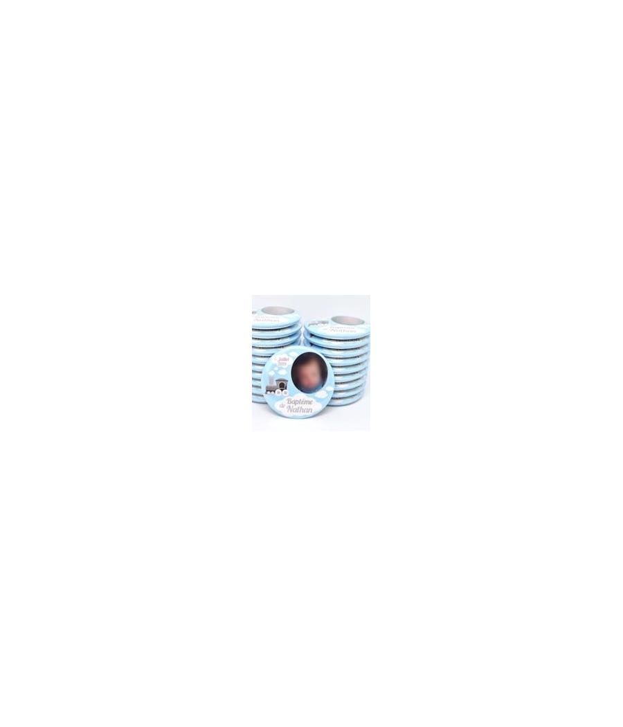 Badge personnalisé baptême