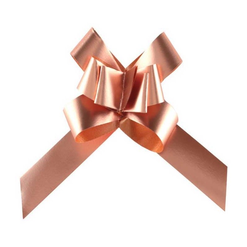 Nœud a tirer forme papillon (x2) Rose Gold