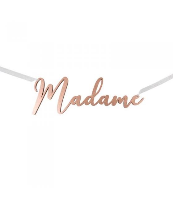 Décoration de chaise Rose Gold Madame