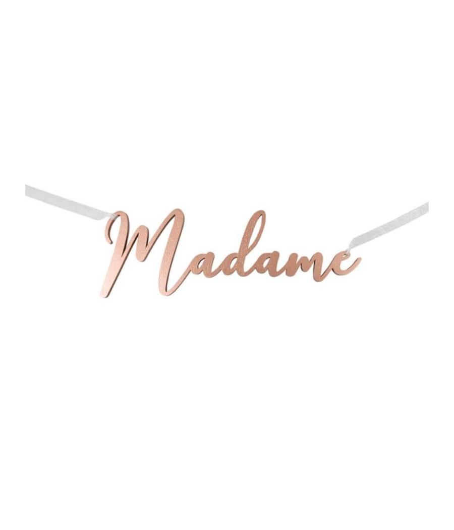 Décoration de chaise Rose Gold Madame