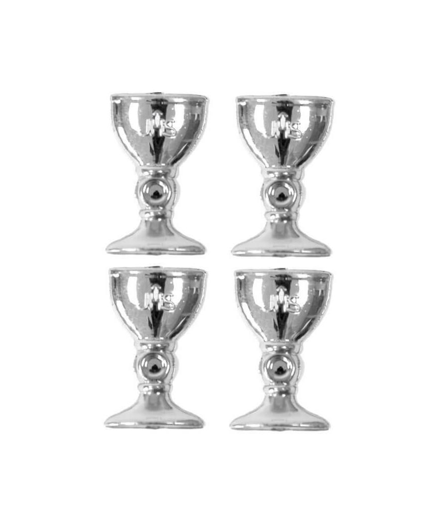 Motif calice argenté ( x10 )
