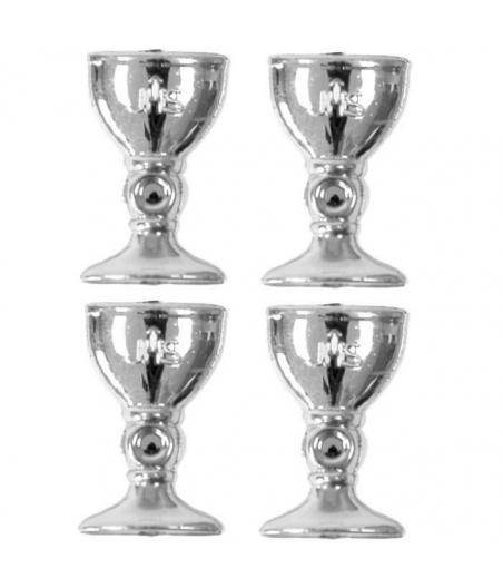 Motif calice argenté ( x10 )