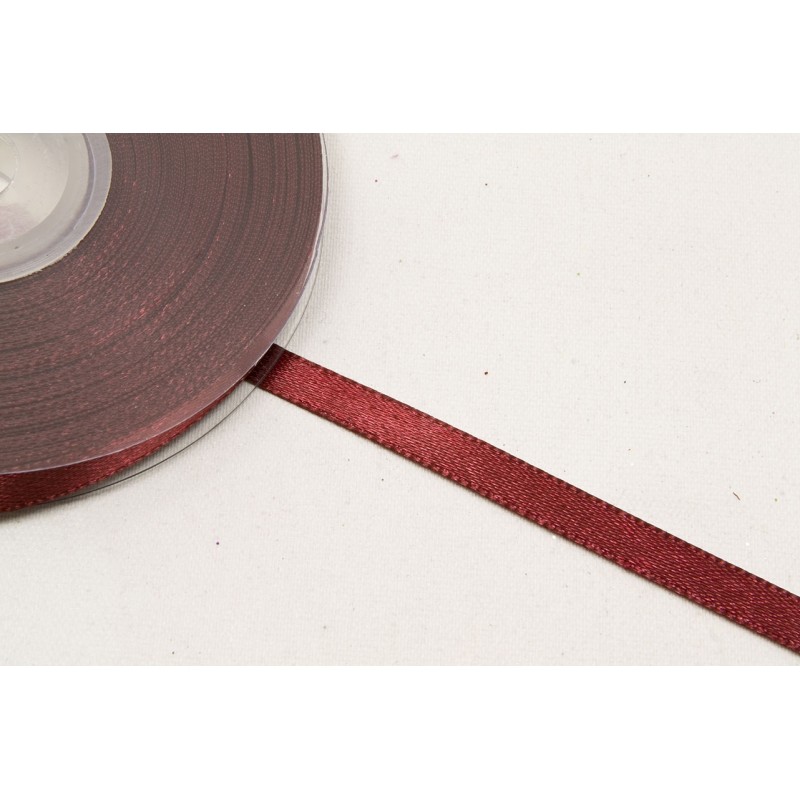 Ruban satin bordeaux