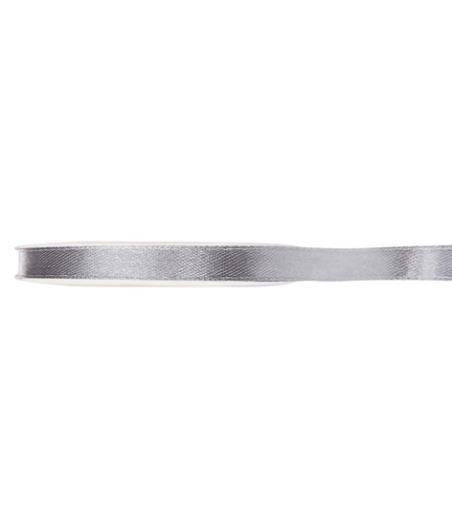 Ruban satin gris