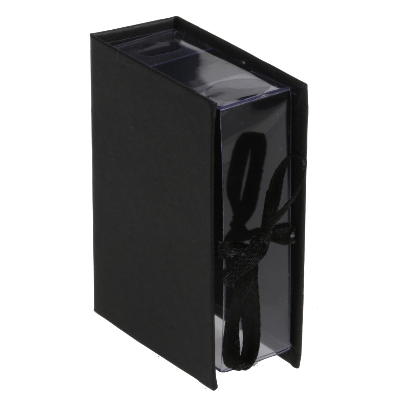 Boîte à dragées  livre Noir (Sachet de 4 pièces)