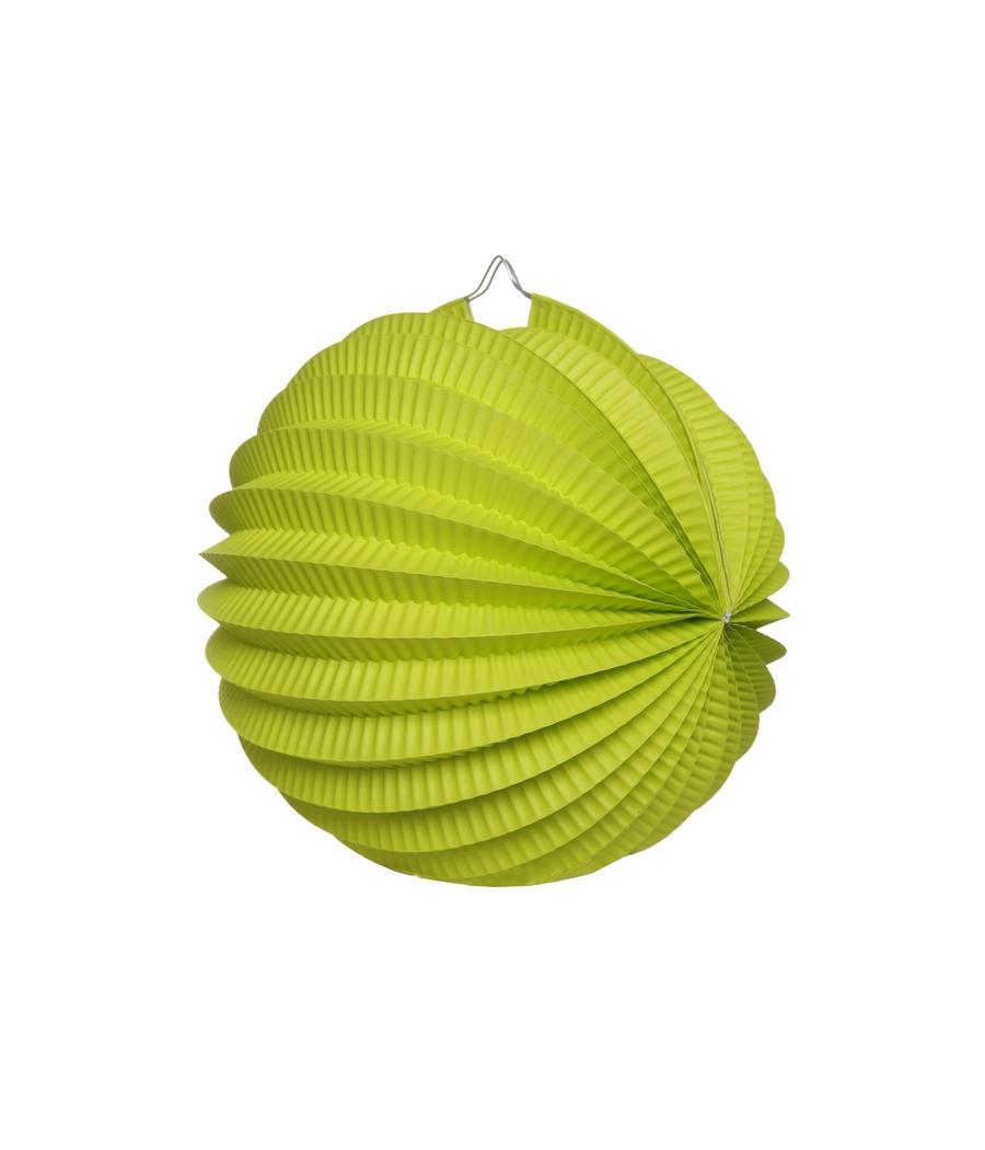 Boule décoration accordéon vert