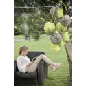 Boule décoration accordéon vert