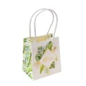 6 sacs à goodies "Merci" tropical