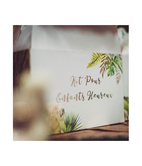 boites enfants heureux tropical