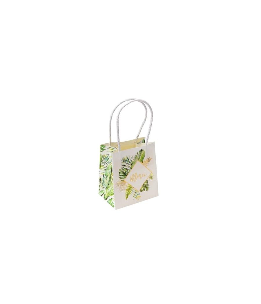 sacs goodies merci tropical papier