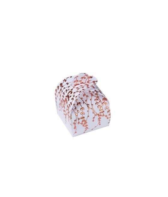 contenants vegetal embosse rose