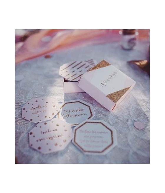 boite de jeu de 40 cartes action ou vérité