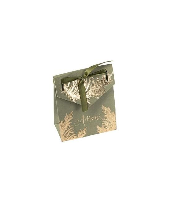 contenants pampa kaki et dorure