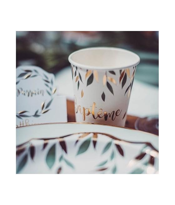 gobelets bapteme descente vegetal