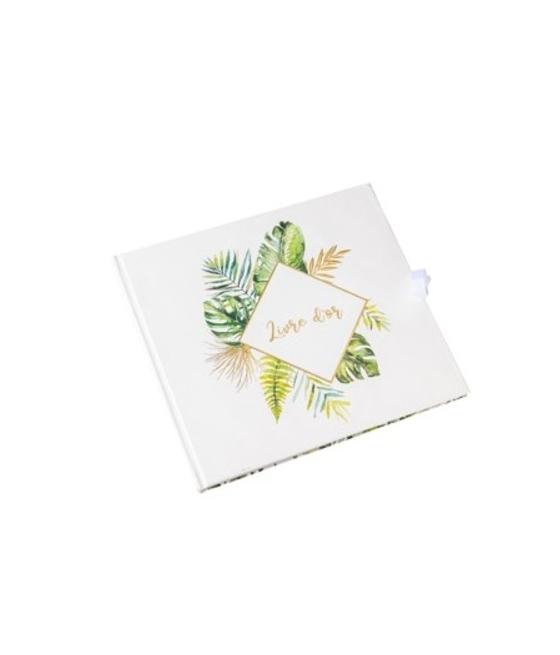 livre d'or tropical et dorure papier