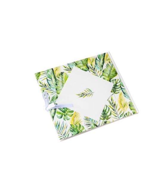 livre d'or tropical et dorure papier