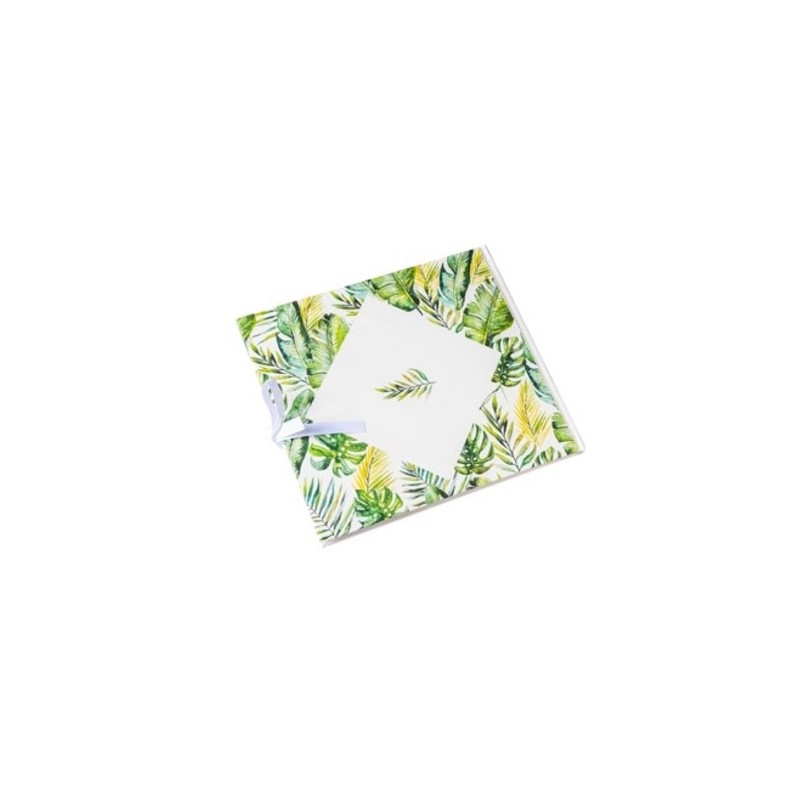 livre d'or tropical et dorure papier