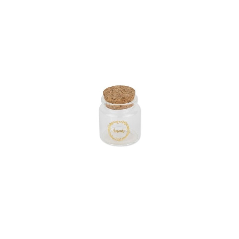 fiole verre amour bouchon liege