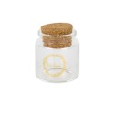 fiole verre bebe d'amour  floque or