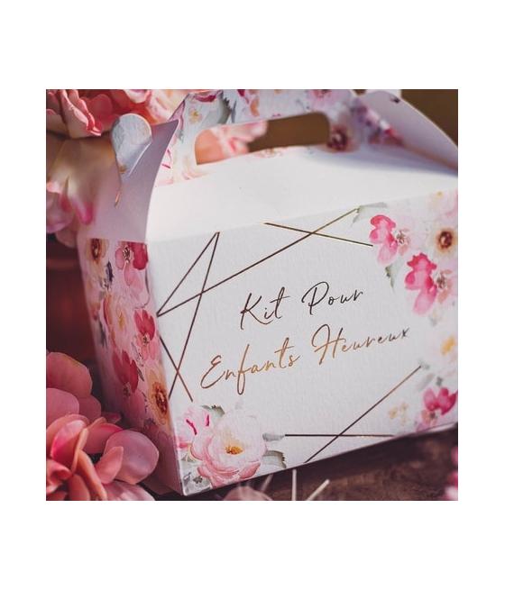 boites pour enfants heureux aquarelle