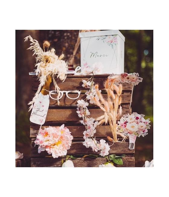 urne aquarelle merci papier dorure